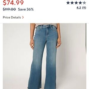 NYDJ MIA Palazzo jeans size 4